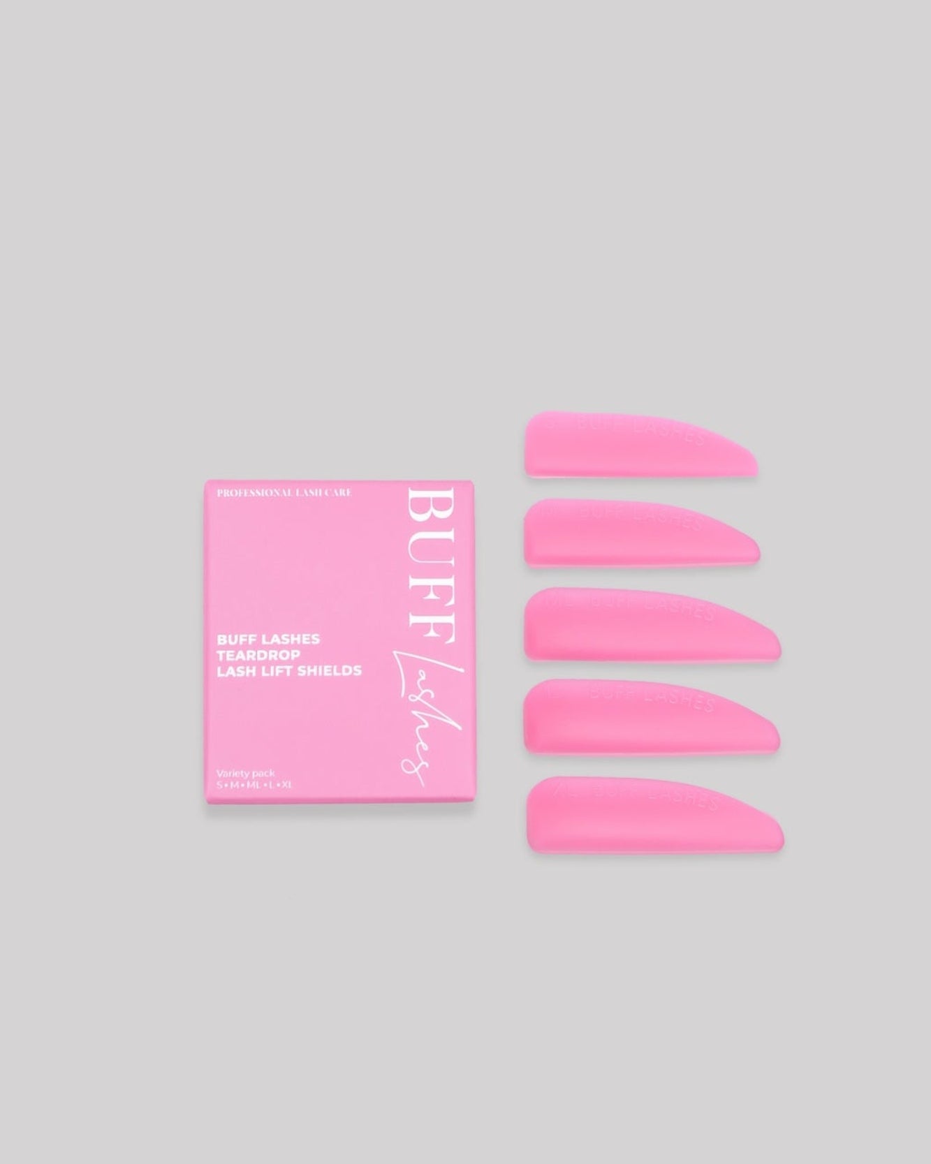 Buff Lashes - Teardrop Lash Lift Shields - 10pcs