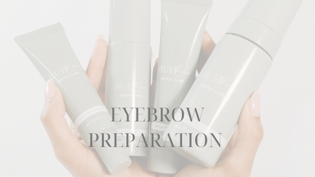 How to prepare eyebrows for Lamination and a Hybrid Stain