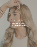 Soins des sourcils et préparation de la peau