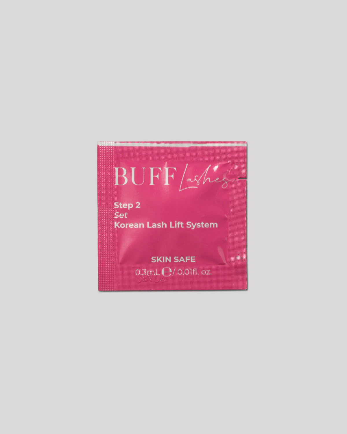 Buff Lashes - Korean Lash Lift Patch Test - Skin Safe - 1 & 2 Steps