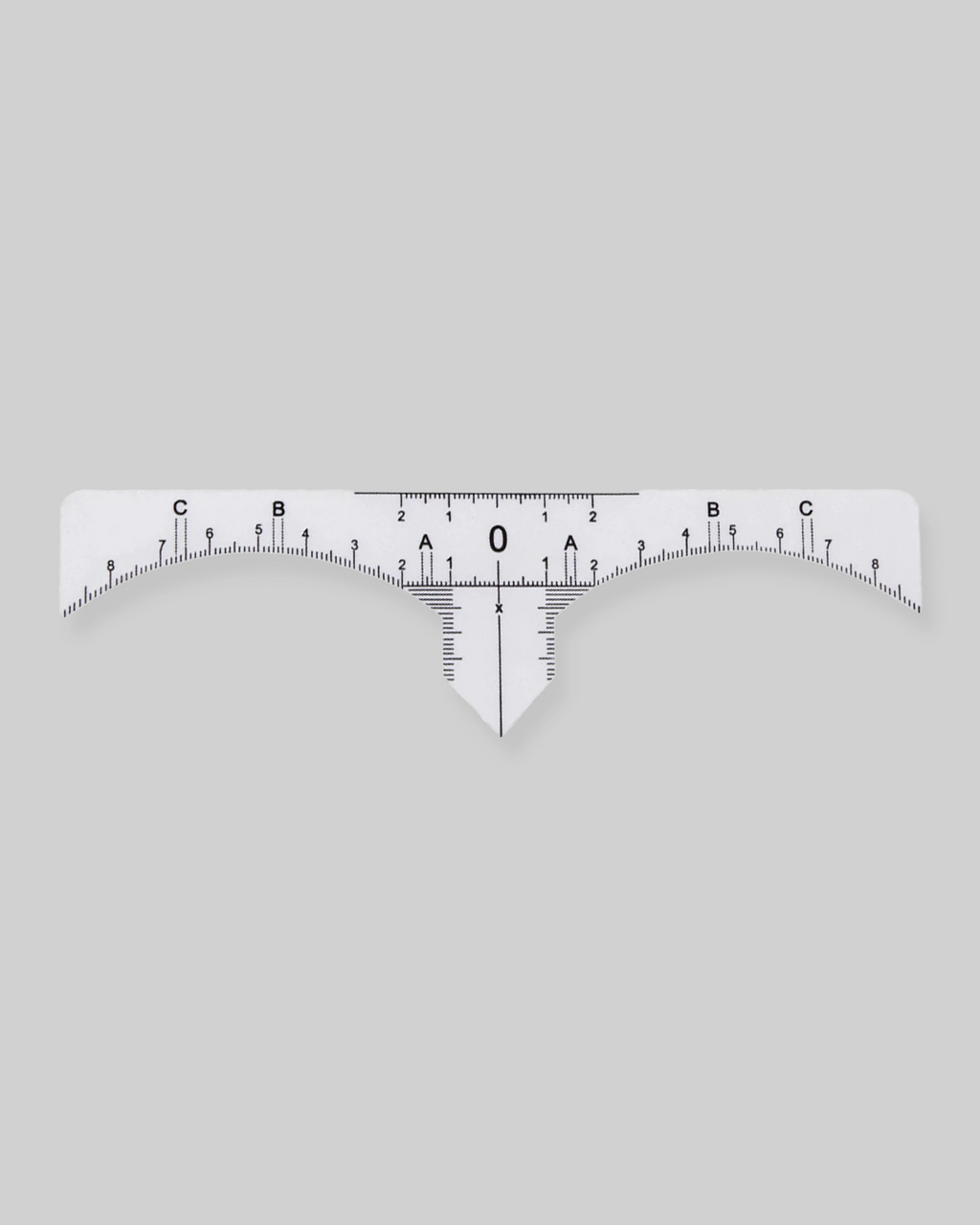 Buff Basics - Autocollants « Eyebrow Mapping Ruler » avec boîte - 50 pièces