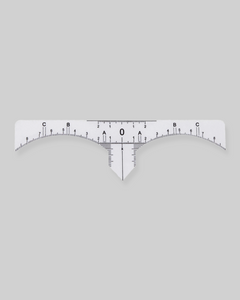 Buff Basics - Eyebrow Mapping Ruler Stickers With Box - 50pcs