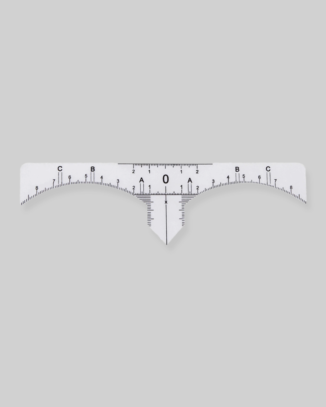 Buff Basics - Autocollants « Eyebrow Mapping Ruler » avec boîte - 50 pièces