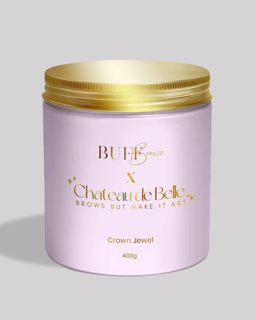 BUFF BROWZ X CHÂTEAU DE BELLE - "Brows But Make It Art" x Jelly Masks - Volledige collectie