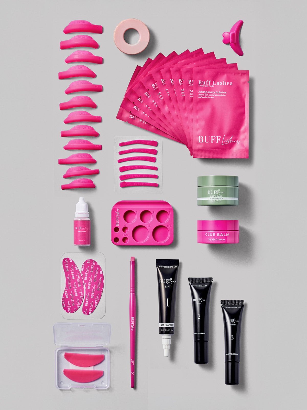 Buff Lashes - Full Korean Cysteamine Bundle (Black Tube)