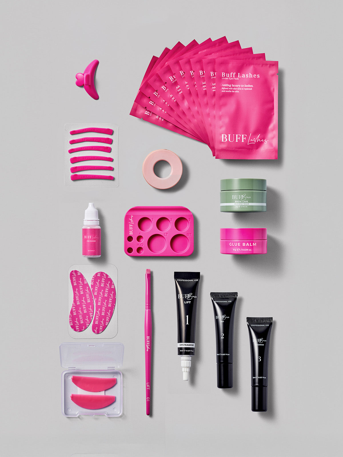 Buff Lashes - Full Korean Cysteamine Bundle (Black Tube)