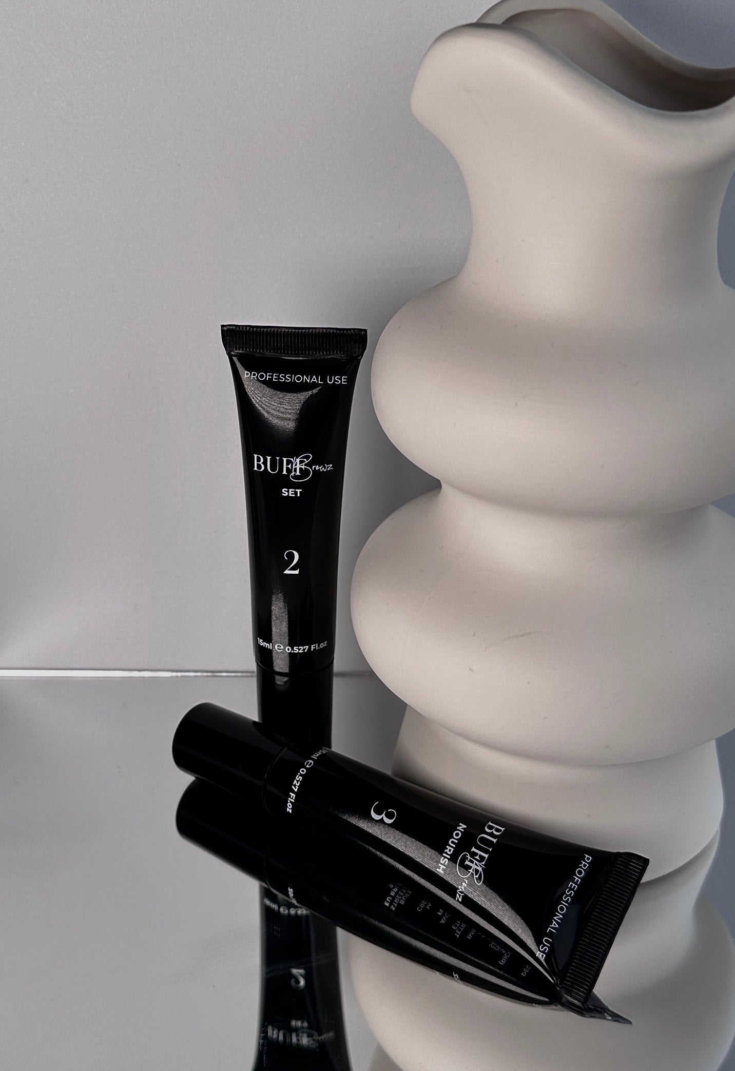 (NEW) Cysteamine Brow & Lash Lamination Kit - 1,2 & 3 Steps - 3 x 15ml Tubes