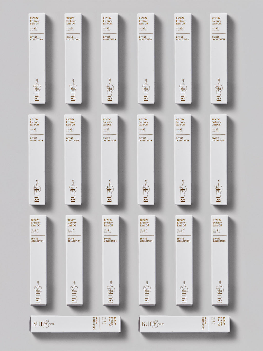 Divine Collection „Renew“ – Komplettpaket für den Einzelhandel + Verkaufsständer – 20 x 10 ml